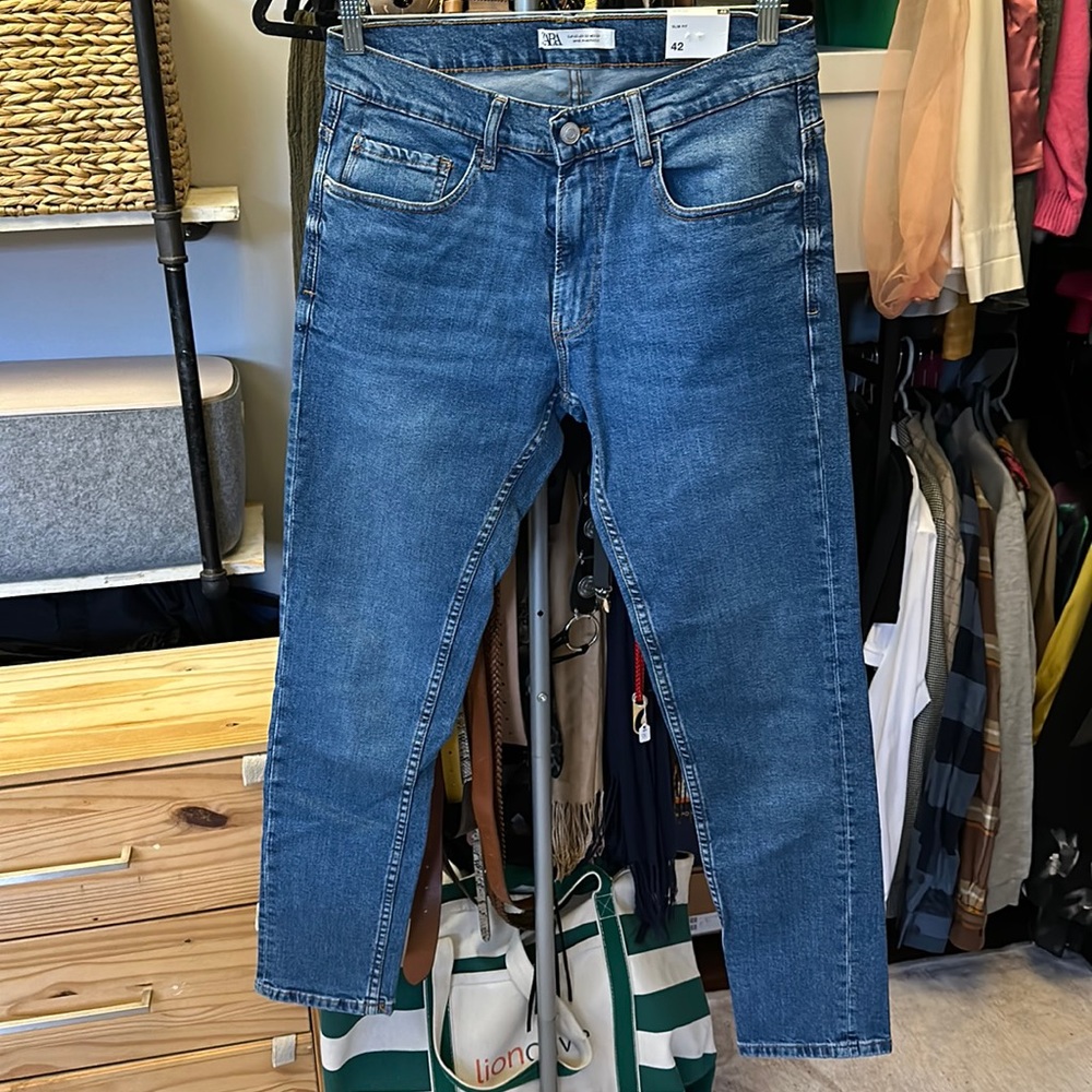 Zara Blue Denim Slim fit jeans